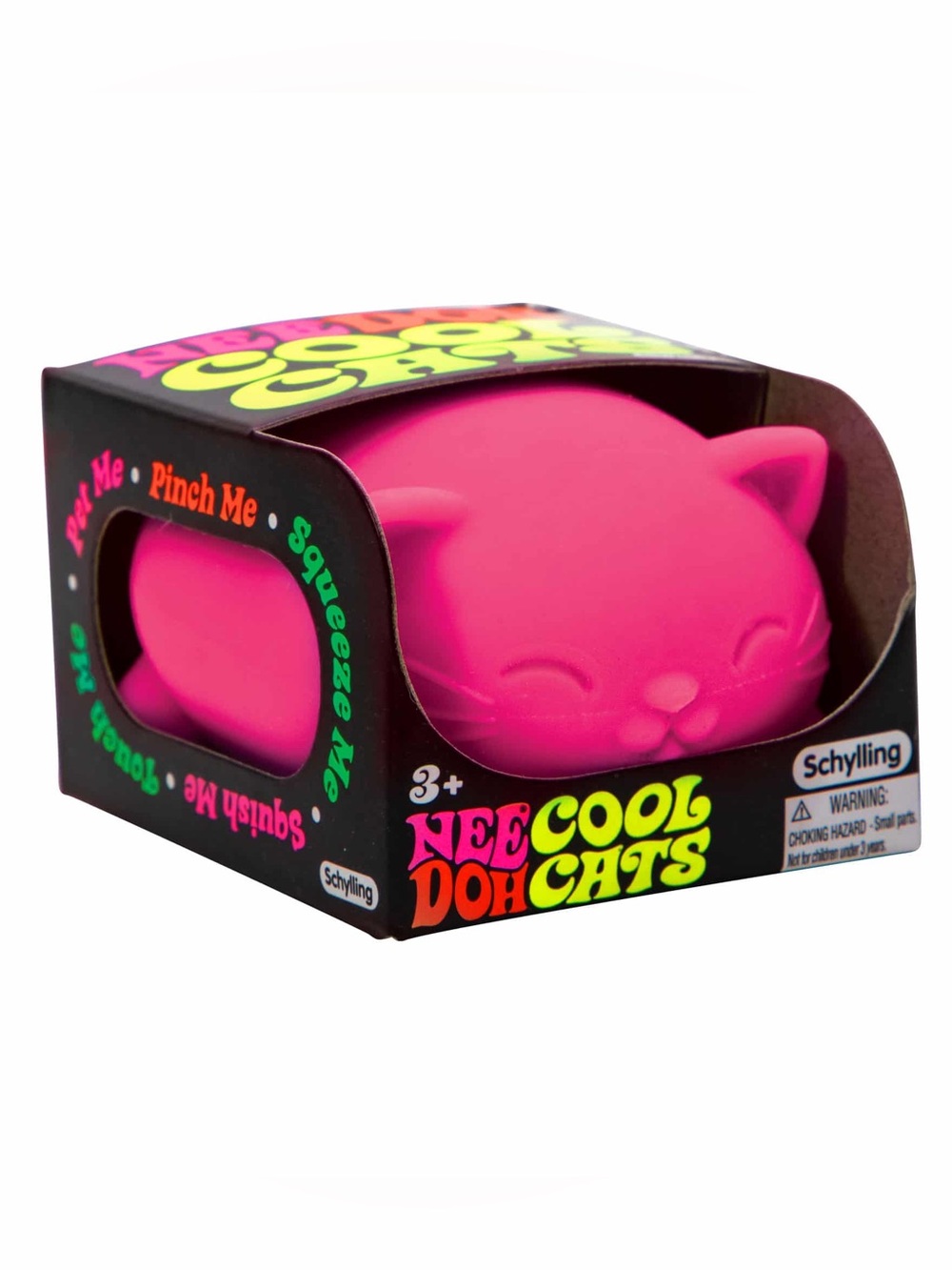 NeeDoh Authentic COOL CATS NEEDOH Sensory Fidget Toy, Color Pink, New in Box